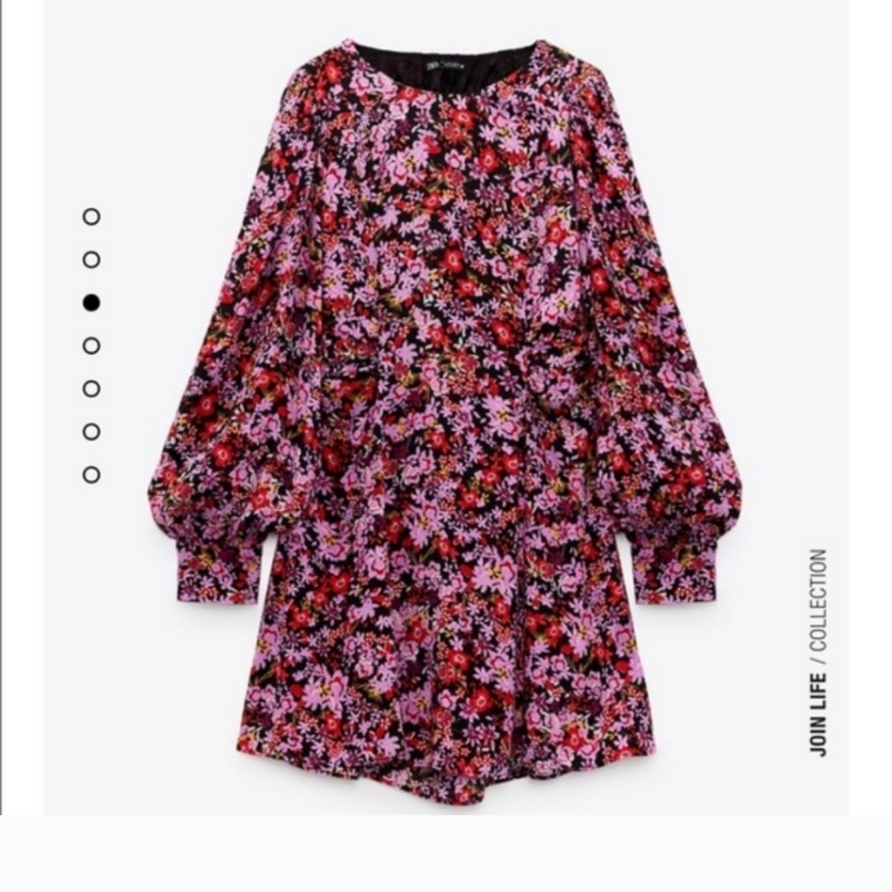 ZARA FLORAL DRESS - Picture 3 of 6